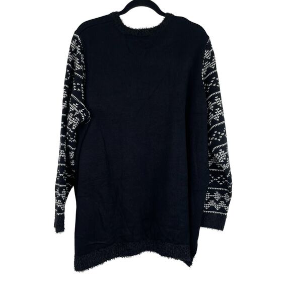 Holiday Time Christmas Ugly Knit Sweater Sequin Reindeer Women's 3X - Picture 7 of 12